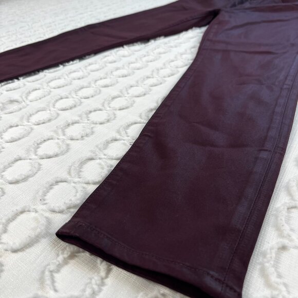 Joe's Jeans The Charlie Faux Leather Pants Women's 29 High Rise Skinny Ankle - Picture 3 of 6